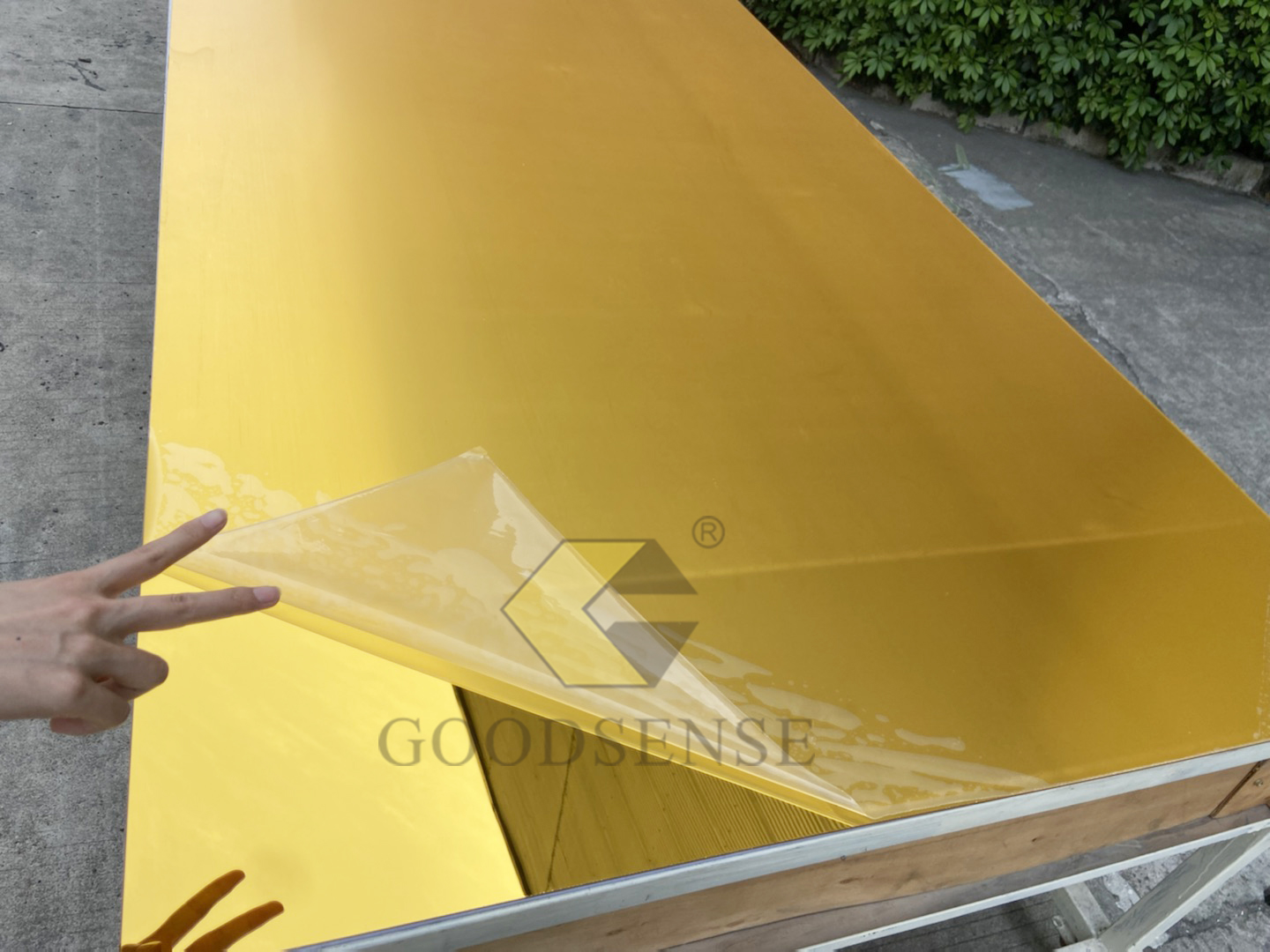 Removable Acryl Lucite Mirror Sheets Thick PMMA Mirror Plexiglass Organic High Gloss Perspex Discs Tiles Mirror China for Cake Topper Goodsense Gold Acrylic Double Sided Mirror Wholesale
