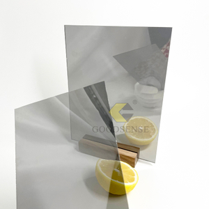 Goodsense Grey Acrylic Two Way Mirror Sheet Supplier GSAMH Chemcast Safety Glass Mirror Organic Acryl 3d Acrylic Mirror See Through Half Mirror Plate Australia for Chess Table