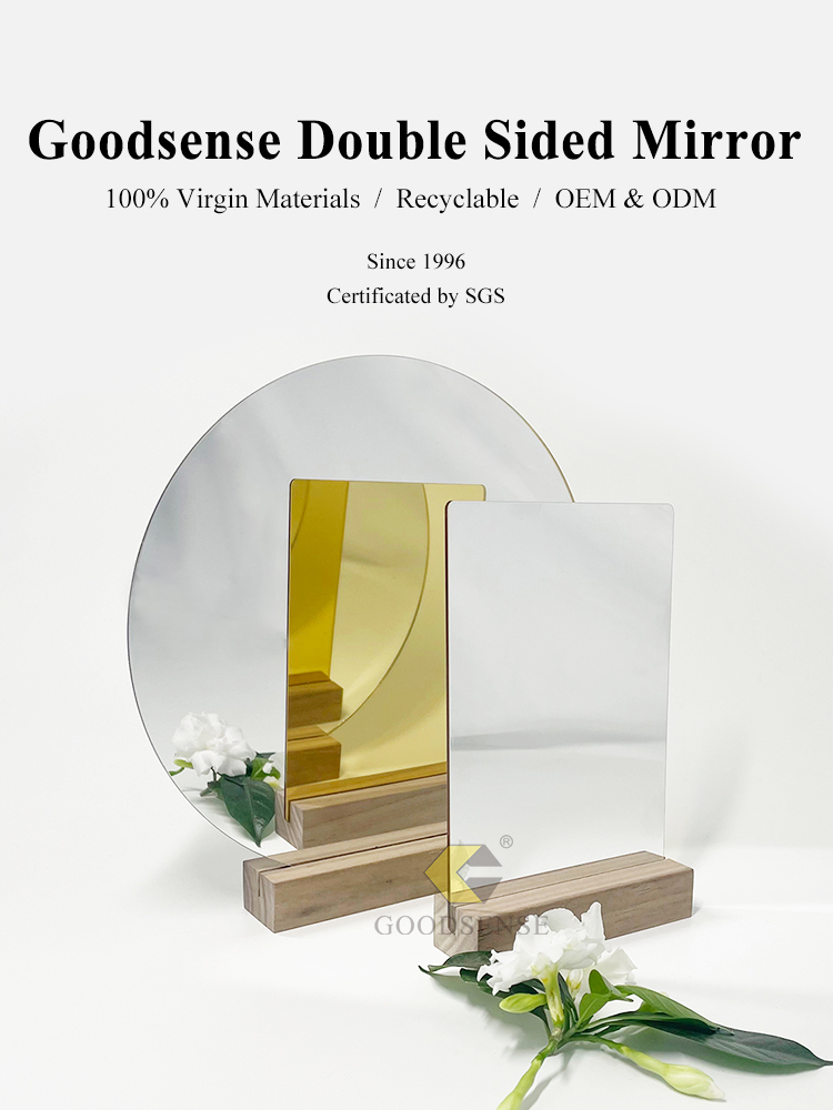 Goodsense Cermin Plastik Mirror Plexiglass Sheet Dual Color Plastic